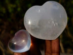 Polished Rock Crystal Hearts x 24 From Amoron’i Mania, Madagascar - Toprock Gemstones and Minerals 