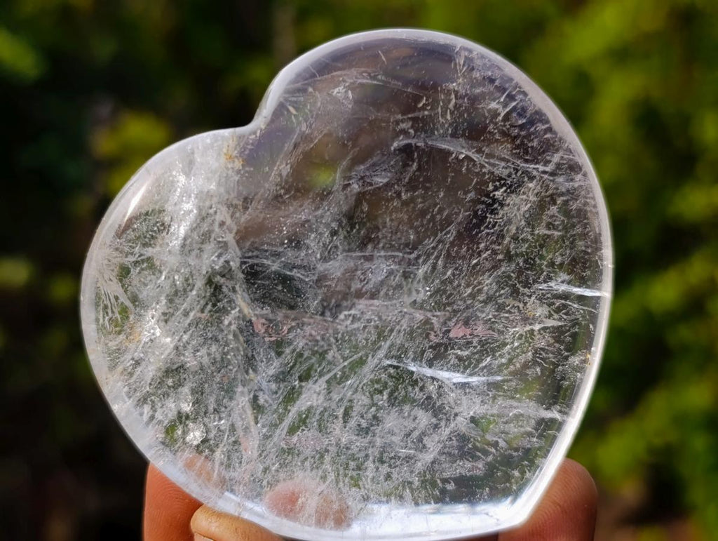 Polished Rock Crystal Hearts x 24 From Amoron’i Mania, Madagascar - Toprock Gemstones and Minerals 