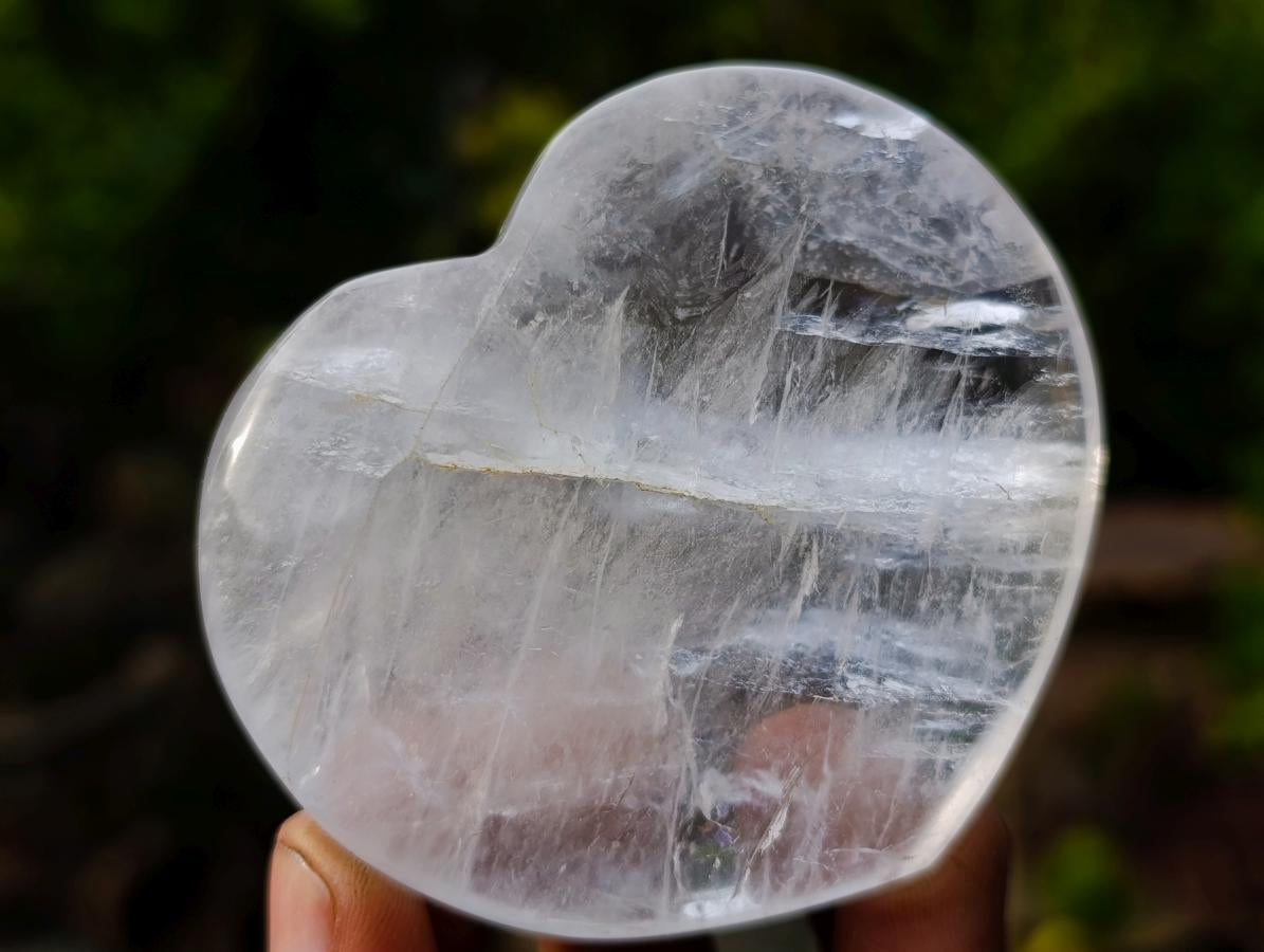 Polished Rock Crystal Hearts x 24 From Amoron’i Mania, Madagascar - Toprock Gemstones and Minerals 