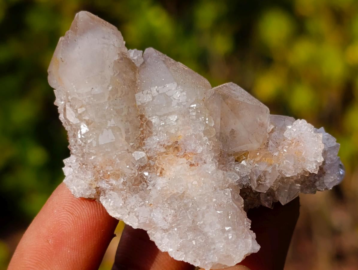Natural Limonite Tinted Smokey Spirit Quartz Crystal and Clusters x 35 From Boekenhouthoek, South Africa - Toprock Gemstones and Minerals 