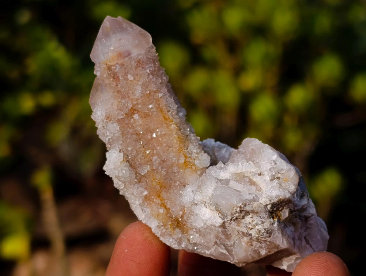 Natural Limonite Tinted Smokey Spirit Quartz Crystal and Clusters x 35 From Boekenhouthoek, South Africa - Toprock Gemstones and Minerals 