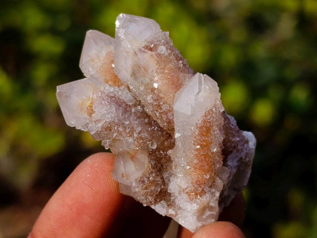 Natural Limonite Tinted Smokey Spirit Quartz Crystal and Clusters x 35 From Boekenhouthoek, South Africa - Toprock Gemstones and Minerals 