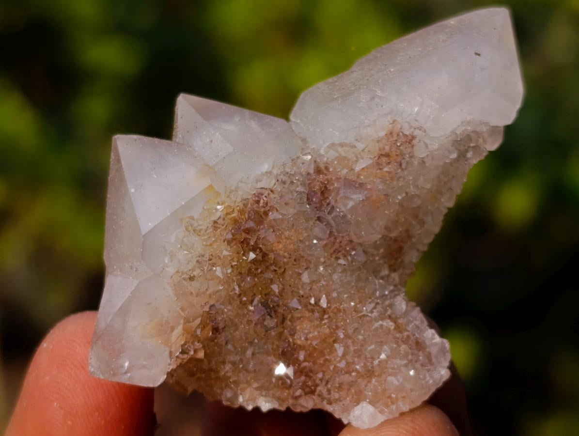 Natural Limonite Tinted Smokey Spirit Quartz Crystal and Clusters x 35 From Boekenhouthoek, South Africa - Toprock Gemstones and Minerals 