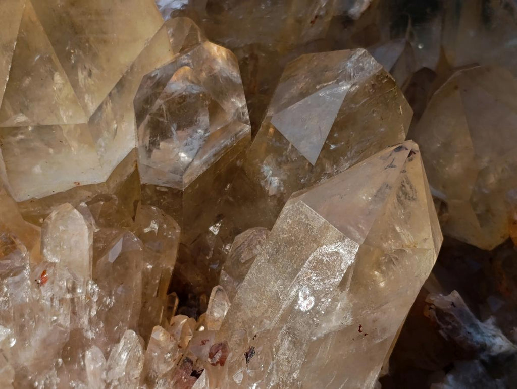 Natural Large Cascading Smokey Citrine Quartz Cluster x 1 From Luena, Congo - Toprock Gemstones and Minerals 