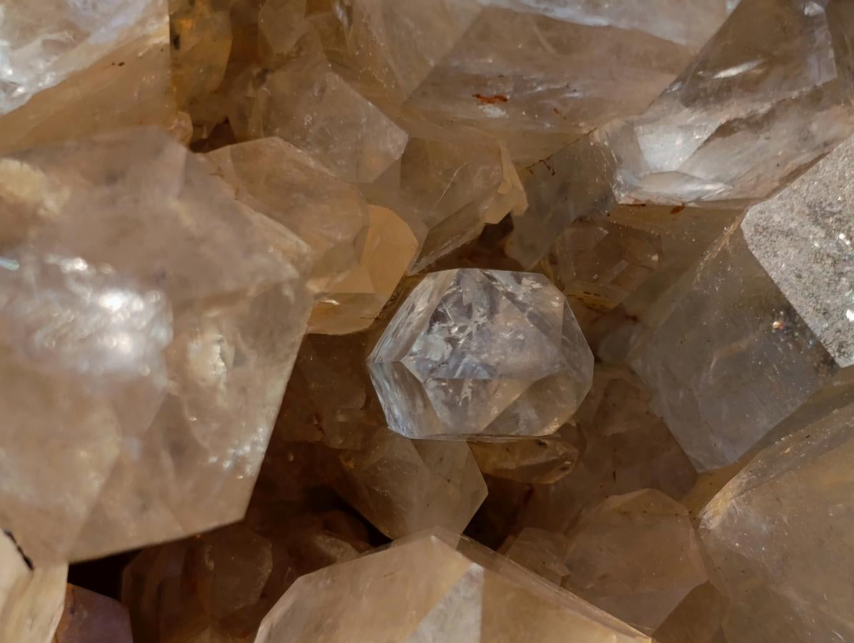 Natural Large Cascading Smokey Citrine Quartz Cluster x 1 From Luena, Congo - Toprock Gemstones and Minerals 