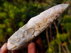 Natural Drusy Quartz Coated "Cock Spur" Calcite Crystals x 12 From Albert's Mountain, Lesotho - Toprock Gemstones and Minerals 
