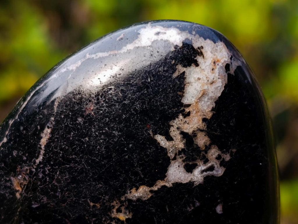 Polished Black Tourmaline Standing Display Pieces x 3 From Madagascar - Toprock Gemstones and Minerals 