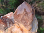 Polished and Natural Red Hematoid Quartz Crystal Clusters x 2 From Karoi, Zimbabwe