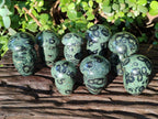Polished Stromatolite "Kambaba Jasper" Mushrooms x 12 From Katsepy, Madagascar