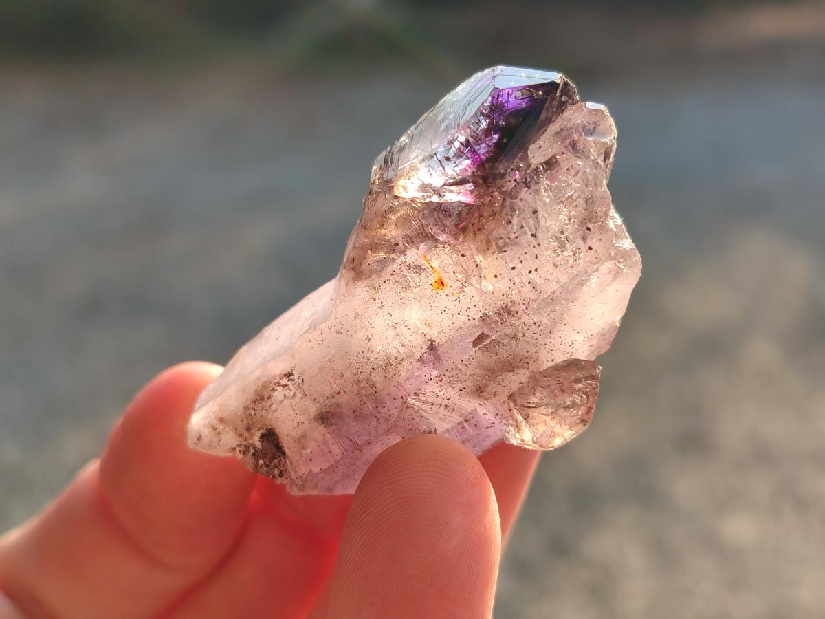 Natural Skeletal Window Amethyst Crystals x 24 From Chiredzi, Zimbabwe