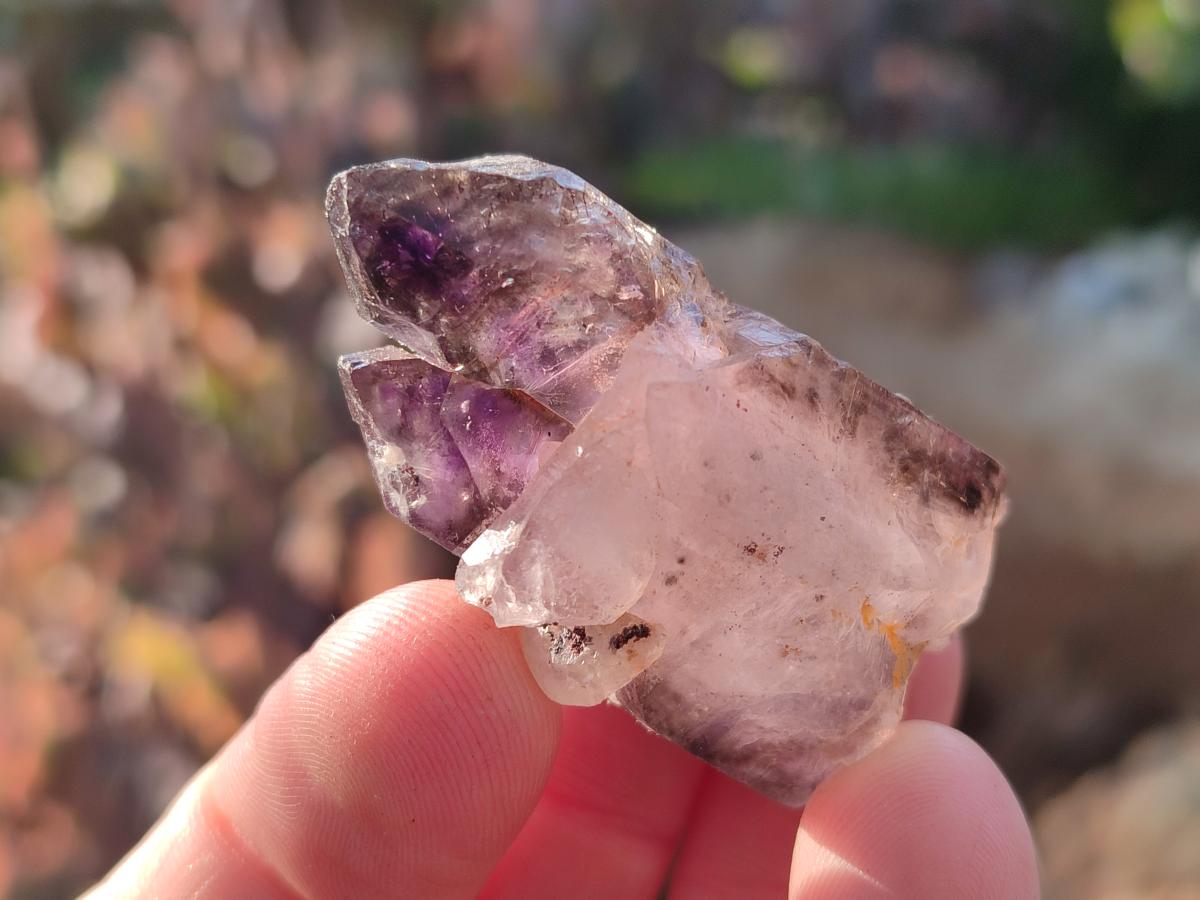 Natural Skeletal Window Amethyst Crystals x 24 From Chiredzi, Zimbabwe