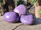 Polished Lepidolite Free Forms x 24 From Zimbabwe