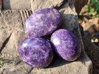 Polished Lepidolite Free Forms x 24 From Zimbabwe