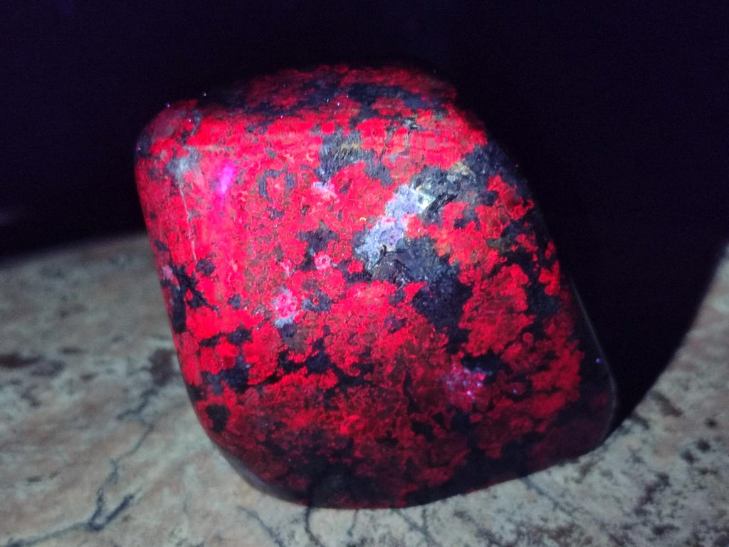 Polished Ruby Corundum In Chrome Verdite Standing Display Pieces x 5 From Mutoko, Zimbabwe