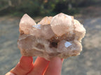 Natural Smokey Cactus Flower Spirit Quartz Clusters x 6 From Boekenhouthoek, South Africa