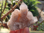 Natural Smokey Cactus Flower Spirit Quartz Clusters x 6 From Boekenhouthoek, South Africa