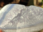 Polished and Natural Blue Lace Agate Free Forms x 6 From Nsanje, Malawi