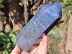 Polished Large Lazulite Standing Display Crystals x 2 From Madagascar