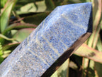 Polished Large Lazulite Standing Display Crystals x 2 From Madagascar