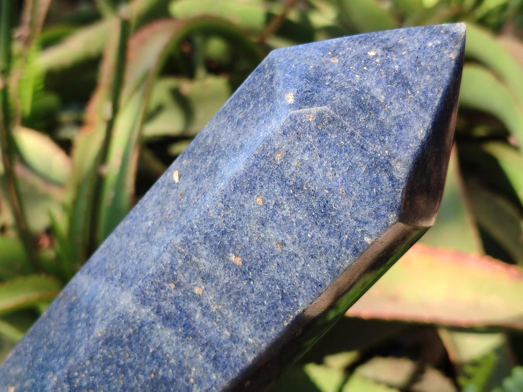 Polished Large Lazulite Standing Display Crystals x 2 From Madagascar