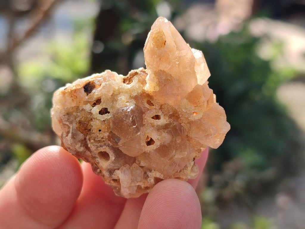 Natural Golden Limonite Quartz Clusters x 70 From Solwezi, Zambia
