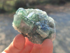 Natural Green Cubic Fluorite Specimens x 10 From Mandrosonoro, Madagascar