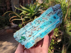 Natural Drusy Coated Chrysocolla with Malachite Specimens x 3 From Lupoto Mine, Congo