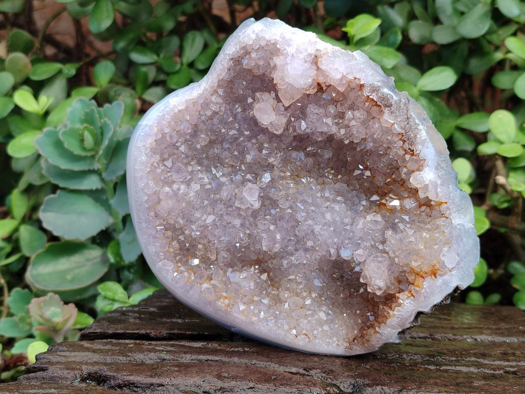 Polished and Natural Agate Nodules with Crystalline Geode Centres x 3 From Maintirano, Madagascar