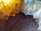 Natural XL Agate Geode with Amethyst Centre x 1 From Maintirano, Madagascar