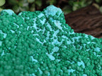 Natural XL Botryoidal Ball Malachite on Chrysocolla and Dolomite Specimen x 1 From Congo