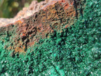 Natural Crystalline Malachite Specimens x 2 From Tenke Fungurume, Congo
