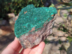 Natural Crystalline Malachite Specimens x 2 From Tenke Fungurume, Congo