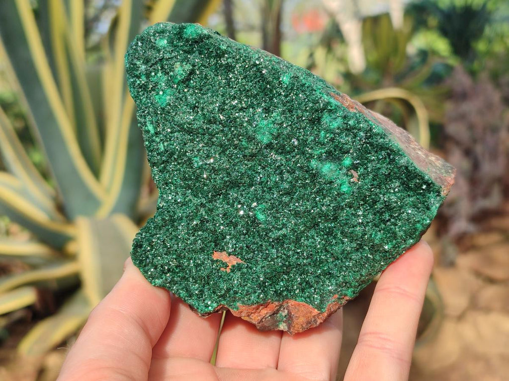 Natural Crystalline Malachite Specimens x 2 From Tenke Fungurume, Congo