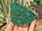 Natural Crystalline Malachite Specimens x 2 From Tenke Fungurume, Congo