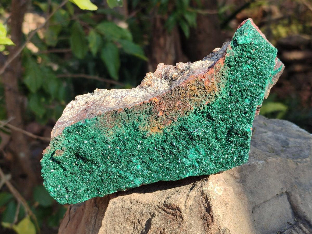 Natural Crystalline Malachite Specimens x 2 From Tenke Fungurume, Congo