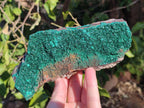 Natural Crystalline Malachite Specimens x 2 From Tenke Fungurume, Congo