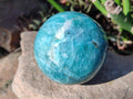 Polished Amazonite Spheres x 3 From Madagascar