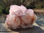 Natural Sunburst Spirit Amethyst Clusters x 3 From Boekenhouthoek, South Africa