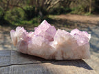 Natural Sunburst Spirit Amethyst Clusters x 3 From Boekenhouthoek, South Africa