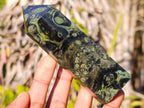 Polished Stromatolite "Kambaba Jasper" Display Crystals x 12 From Katsepy, Madagascar - Toprock Gemstones and Minerals 