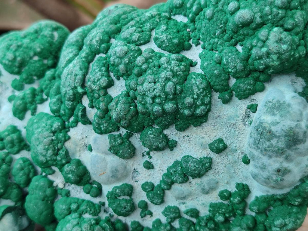 Natural Botryoidal Malacolla Specimens x 3 From Kulukuluku, Congo