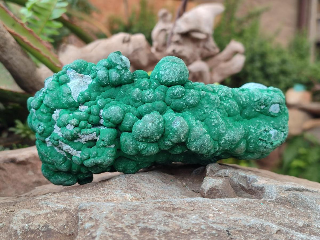 Natural Botryoidal Malacolla Specimens x 3 From Kulukuluku, Congo