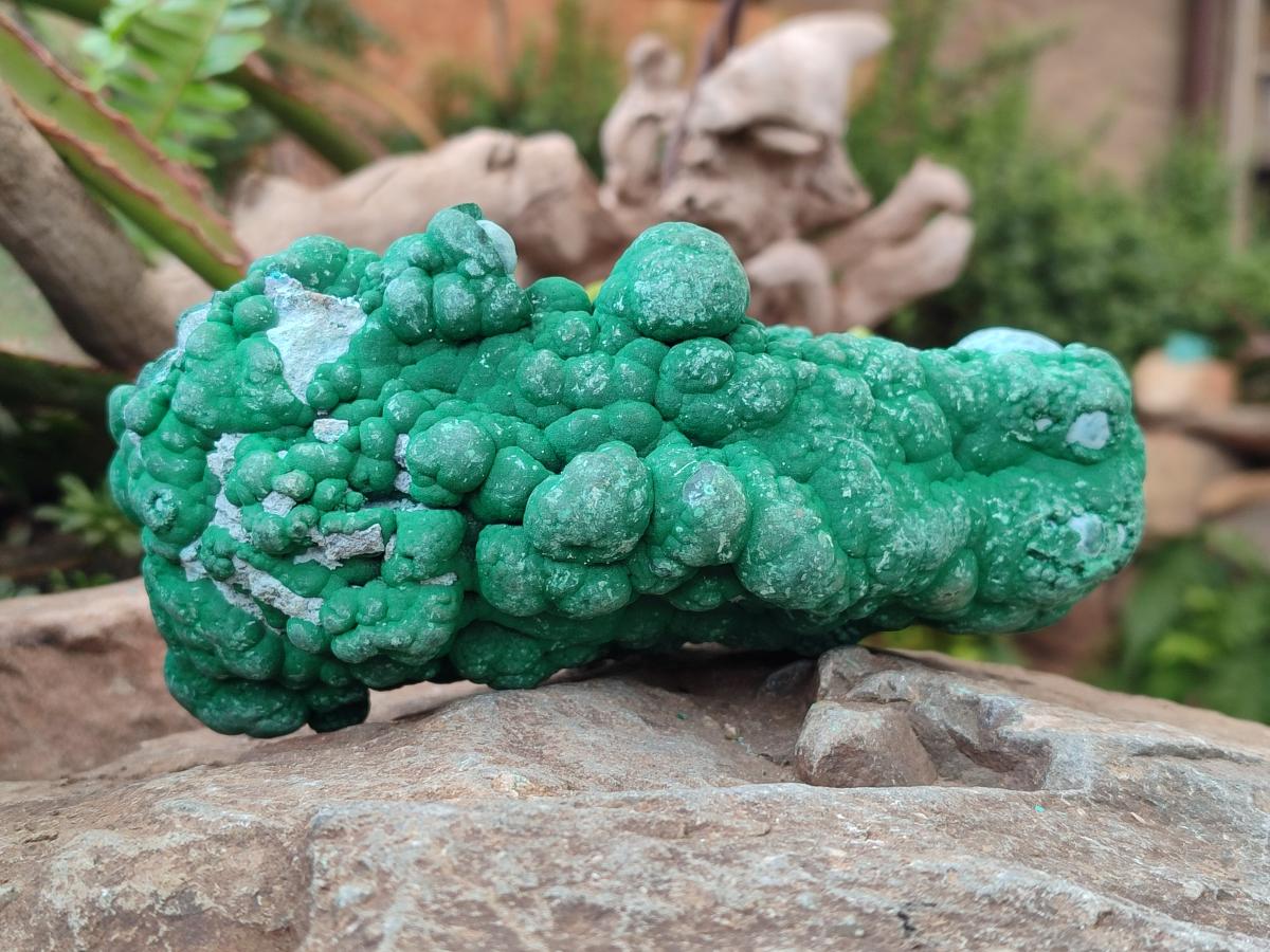 Natural Botryoidal Malacolla Specimens x 3 From Kulukuluku, Congo