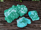 Natural Botryoidal Malacolla Specimens x 3 From Kulukuluku, Congo