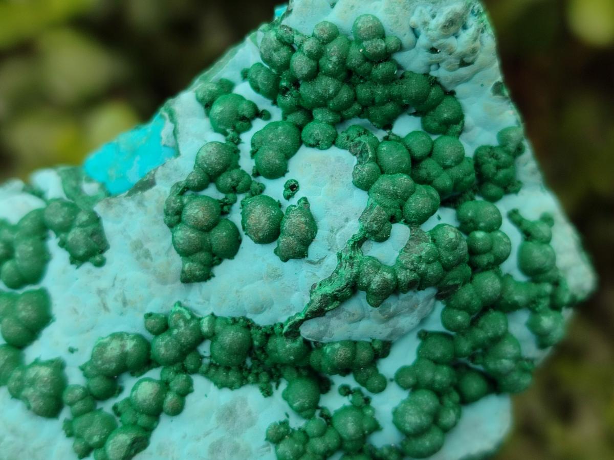 Natural Botryoidal Malacolla Specimens x 3 From Kulukuluku, Congo