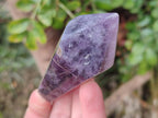Polished Chevron Amethyst Display Crystals x 6 From Zambia