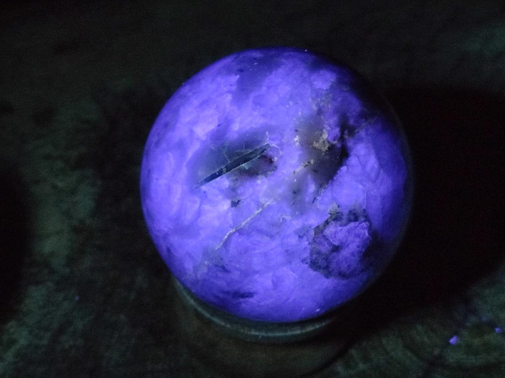 Polished Watermelon Fluorite Spheres x 3 From Uis, Namibia