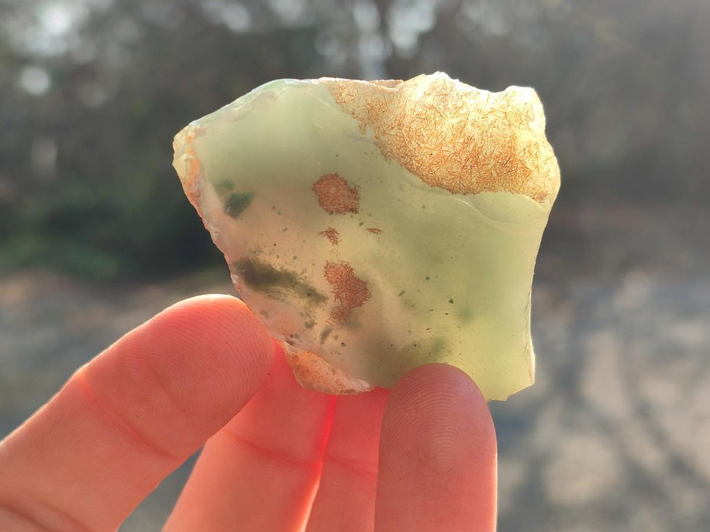 Polished One Side Mtorolite Chrysoprase Slices x 35 From Mutorashanga, Zimbabwe