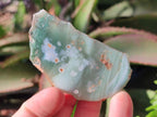 Polished One Side Mtorolite Chrysoprase Slices x 35 From Mutorashanga, Zimbabwe