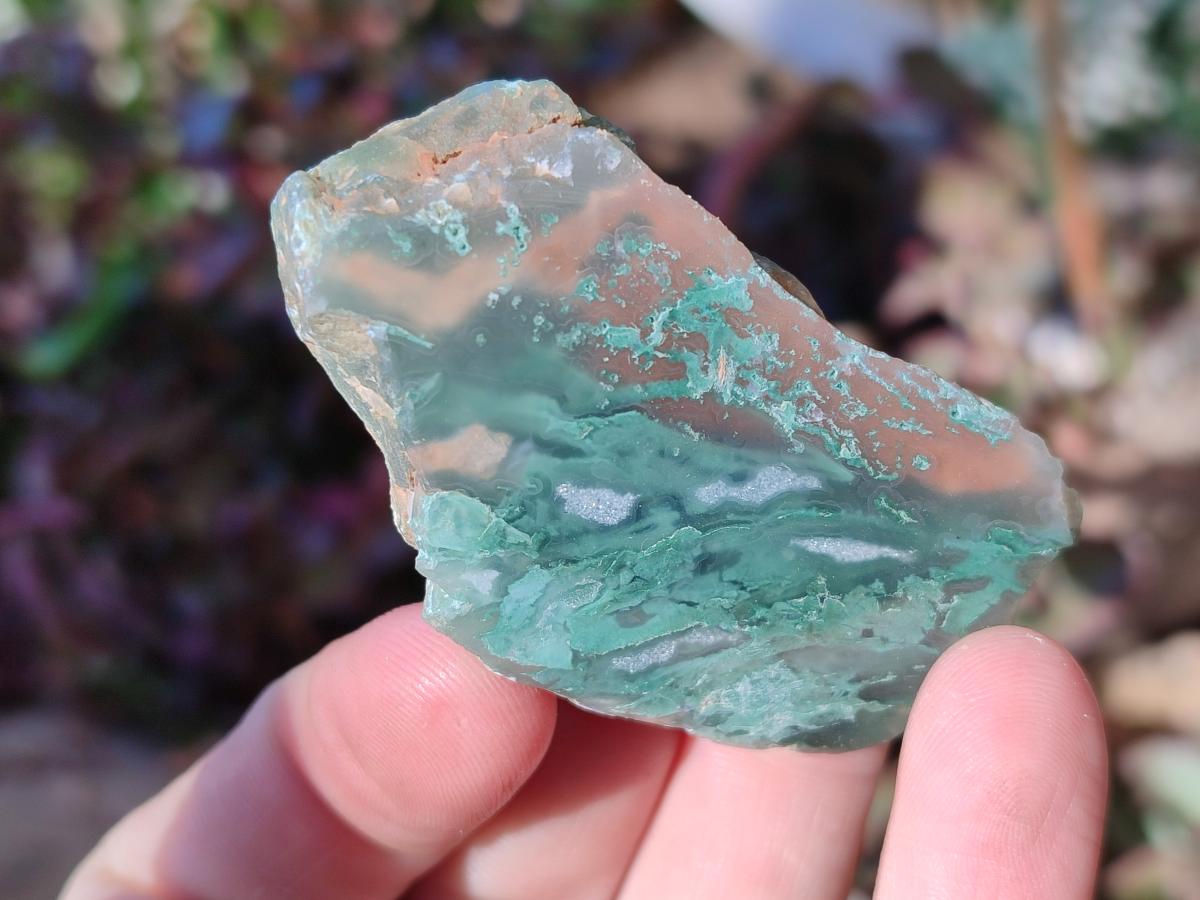 Polished One Side Mtorolite Chrysoprase Slices x 35 From Mutorashanga, Zimbabwe